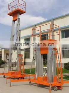 Aluminum alloy hydraulic lift table--aerial work platform