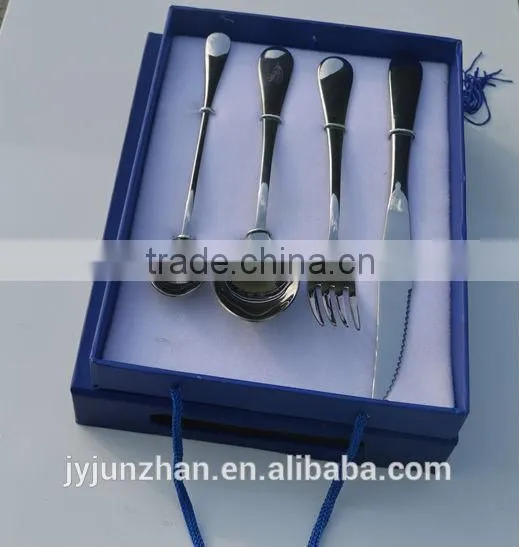 Gift cutlery, Gift box packing stainless steel cutlery sets with low price and high quality