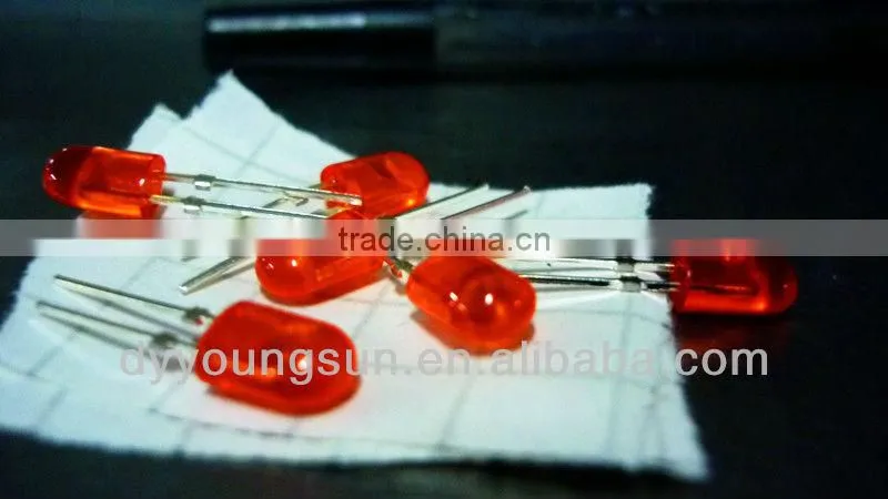 top quality lowest price 5mm Oval LED diode for led display module