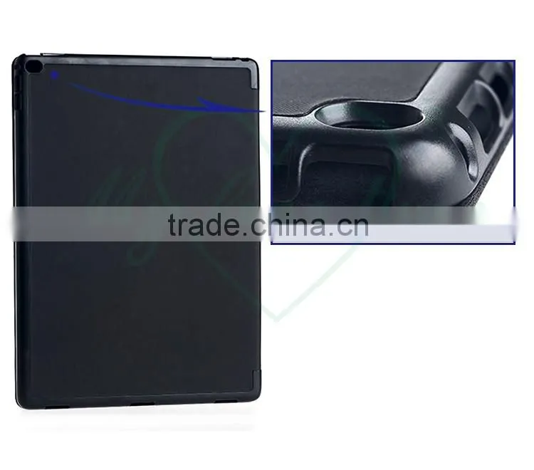 Factory Newest Leather Tablet Holster for Ipad pro with Stand