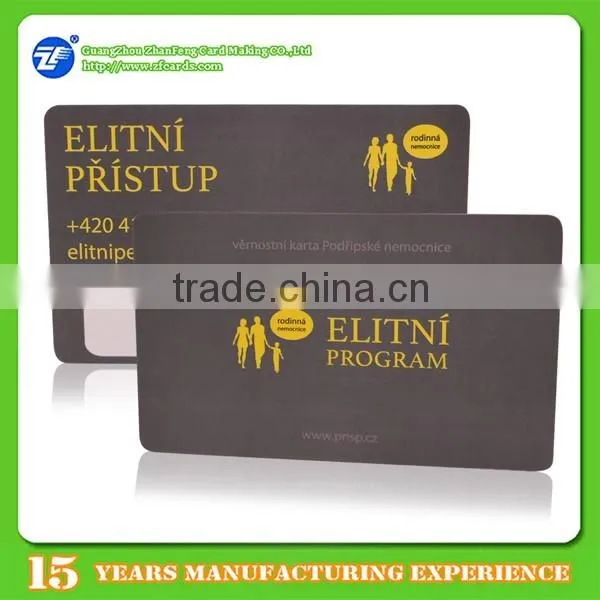 Customize PVC plastic club loyalty membership cards