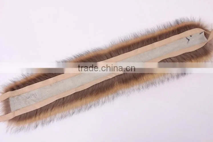 natural raccoon fur trim, trimming
