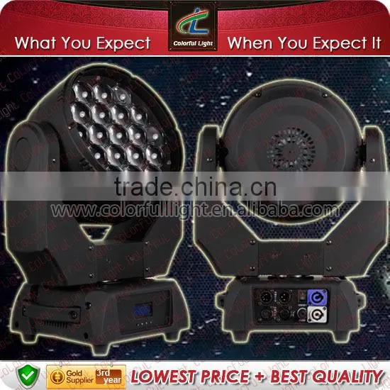 newly stage lighting 19pcs led moving zoom head light