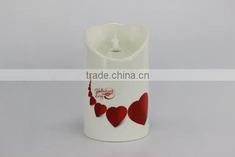 Custom High Quality Ceramic Led Candles for Wedding Decoration