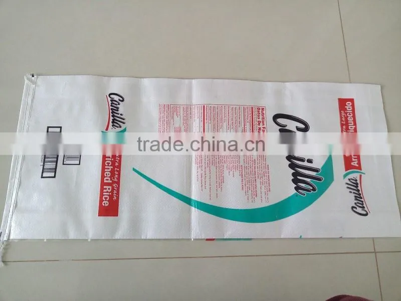 Vietnam Reusable Bopp PP Woven Rice Packaging Bag