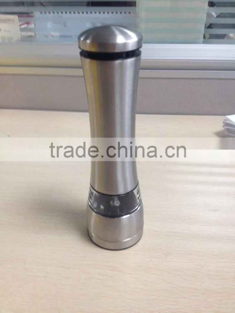 Stainless steel Electric Salt & Pepper Mill Model salt grinder