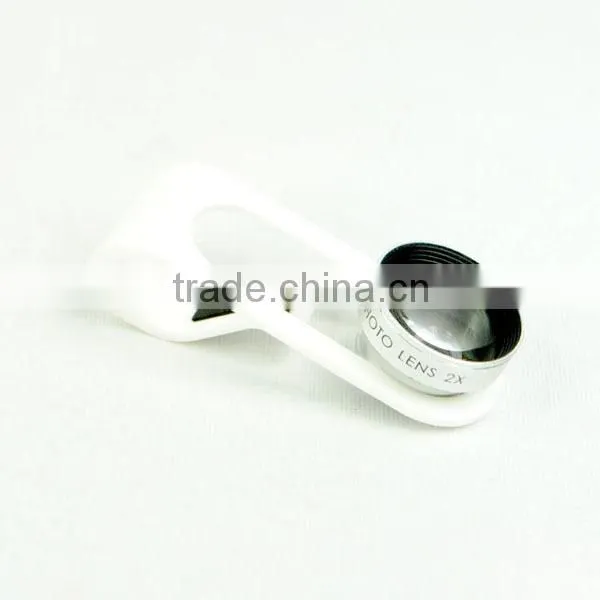 Telephoto Lens 2X With Clip Clamp For iPhone Samsung Cell Phone Camera Lens
