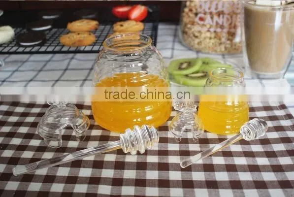 New style fashion 15.4cm glass honey stick