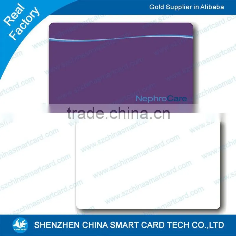 China manufacturer laser sequenitial number business card
