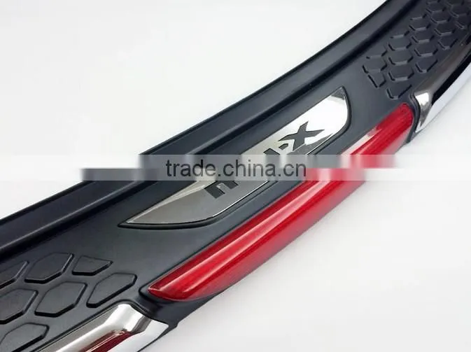 Exterior accessories bumper plate,MUX pedal car bumper guard foot plate accessories everest rear bumper plate For mu-x