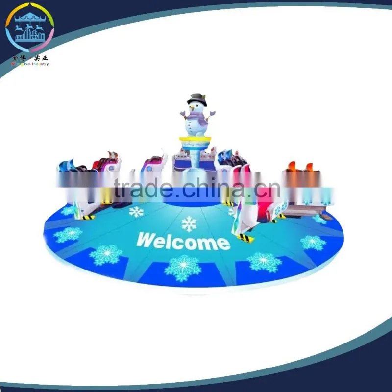 New amusement park equipment electric carousel with 18 seats