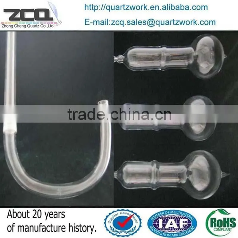 Custom-Designed Dull Polishing Quartz Irregular Laboratorial Ware