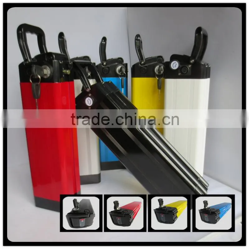 Direct sale, Hangzhou factory, e-bike lithium battery 36V10Ah assembly via rechargeable lithium ion 18650 with USB port
