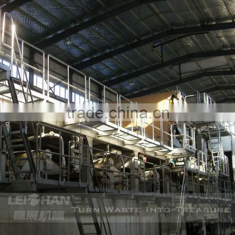 Newspaper recycling machine to make new a4 paper