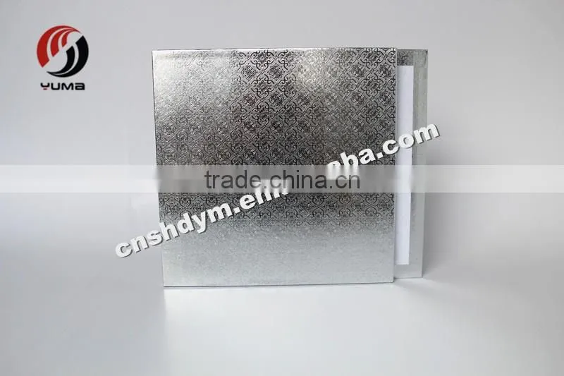 rectangle high quality foil corrugated cake drums