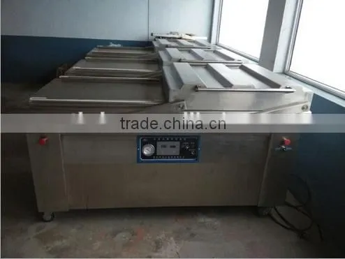 Best price for Double Chambers Vacuum Packing Machine/ horizontal type out vacuum pack machine