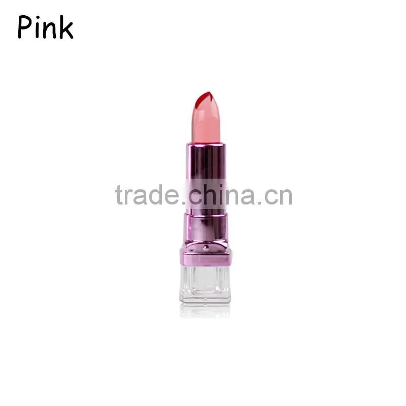 2016 New Waterproof Lipstick Makeup Jelly Fruit Lip Balm Stick Temperature Change Moisturizer Bright Surplus Lips Cosmetics
