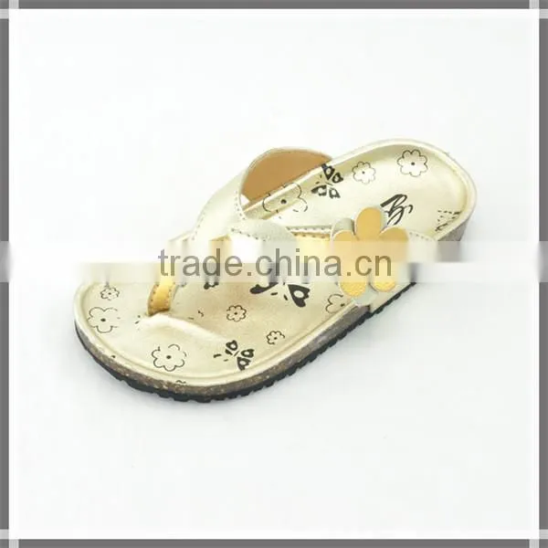 2014 New design nude child slipper for girls