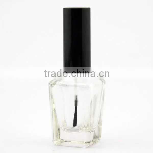 Hot sale glass nail polish bottle wholesale with brushand caps cheap