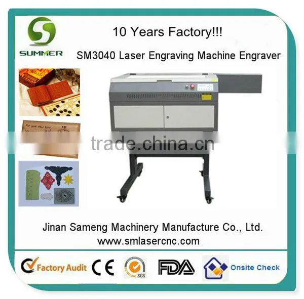 SM3040 laser engraving machine for seal