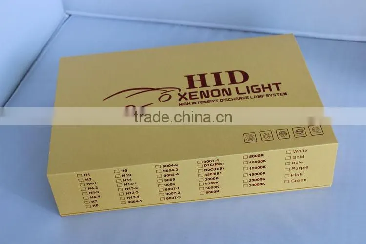 Hot Selling 35W HID Headlights Kits Package Box