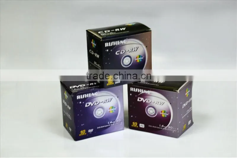 4.7GB 120min 120mm rewritable DVD-RW