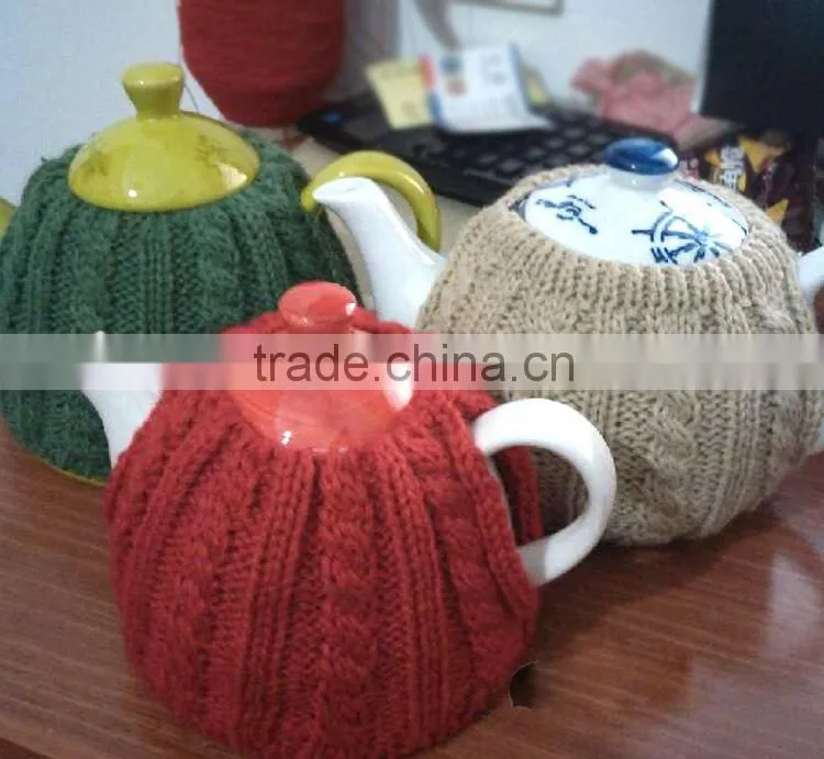 Knitted coffee cup sleeves,knitted bottle sleeve,hot cup sleeve