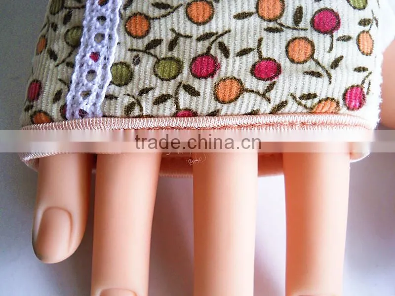 ladies fashion fingless winter gloves