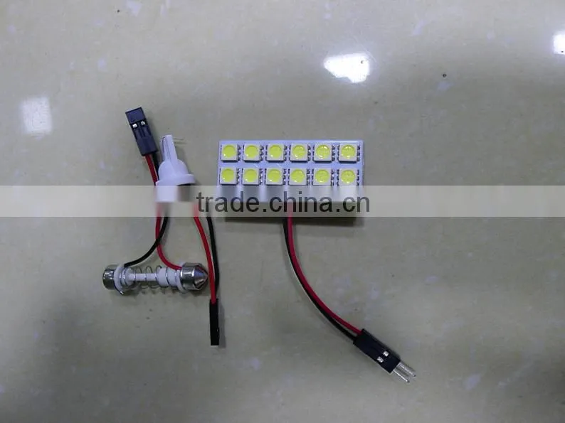 car interior light led dome light 20smd led 5050 T10 Festoon Dome
