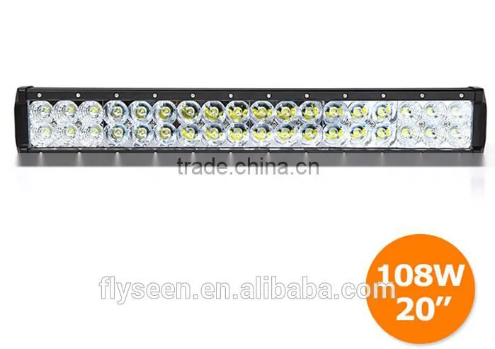 108W LED truck mounted fire engine work light 108W led light bar offroad 12v 24v 18W 36W 54W 72W 108W 126W 144W 198W 234W