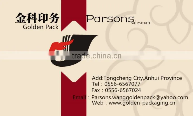 Aluminum foil bags with vivid Printing/Plastic tea package