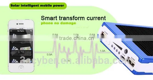 New Solar Powered 30000 mAh Dual USB Mobile Power Bank Battery Charger For Phone Travel Use