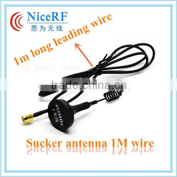 Sucker antenna SW433-XP-XM for Wireless Transceiver RF Module 1~6M Lead Wire 433MHz Sucker Antenna 433