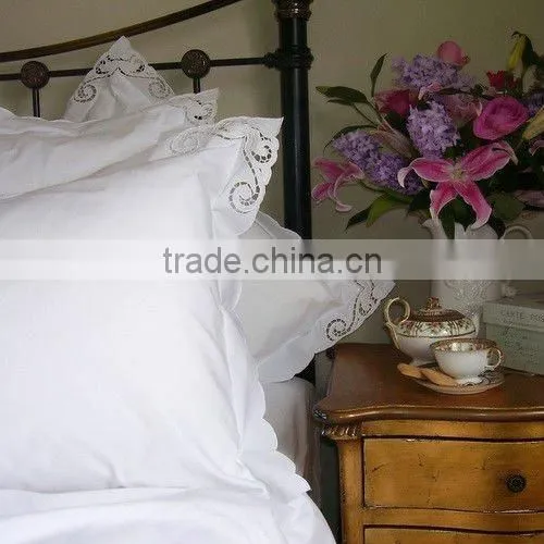 hand hemstitch bed sheet