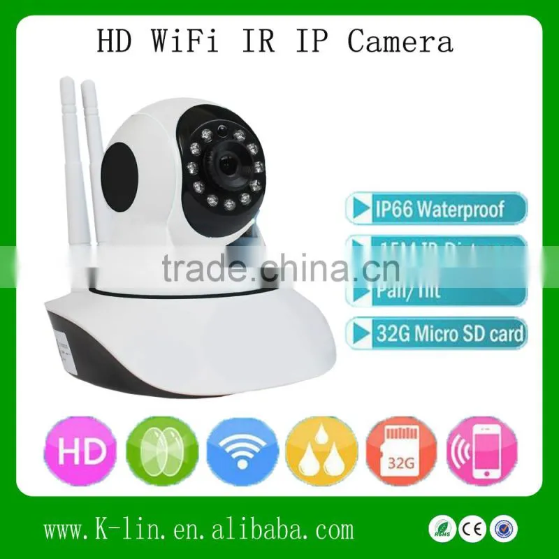 Newest Hot !!! Supporting Mobile Remote Monitoring Two-Way Voice Intercom WIFI IP Camera