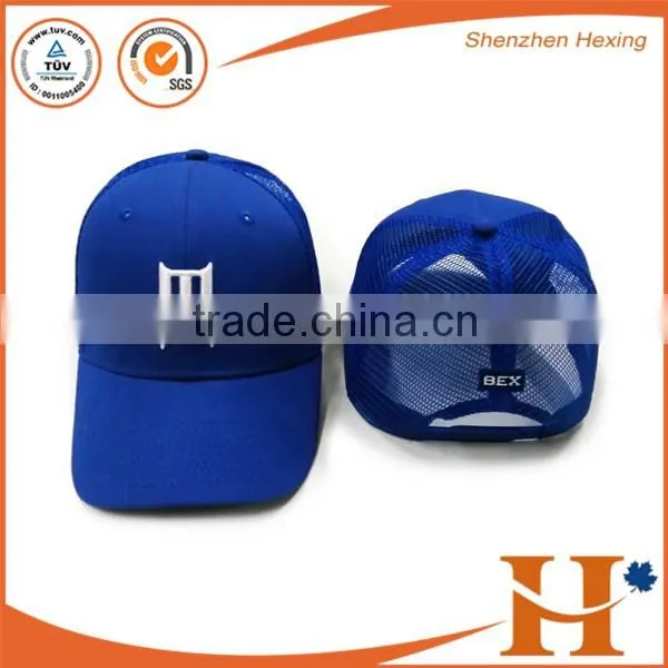 2016 wholesale custom hats and caps half mesh truck cap with high quality