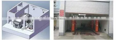 Horizontally lifting compression garbage transfer station