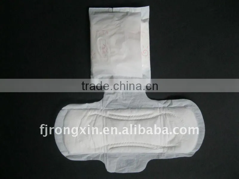 Overnight use Maxi(extra length) pads with wings sanitary napkin