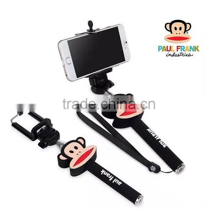 gadget 2015 hot custom selfie stick, bluetooth cartoon selfie stick mobile phone holder