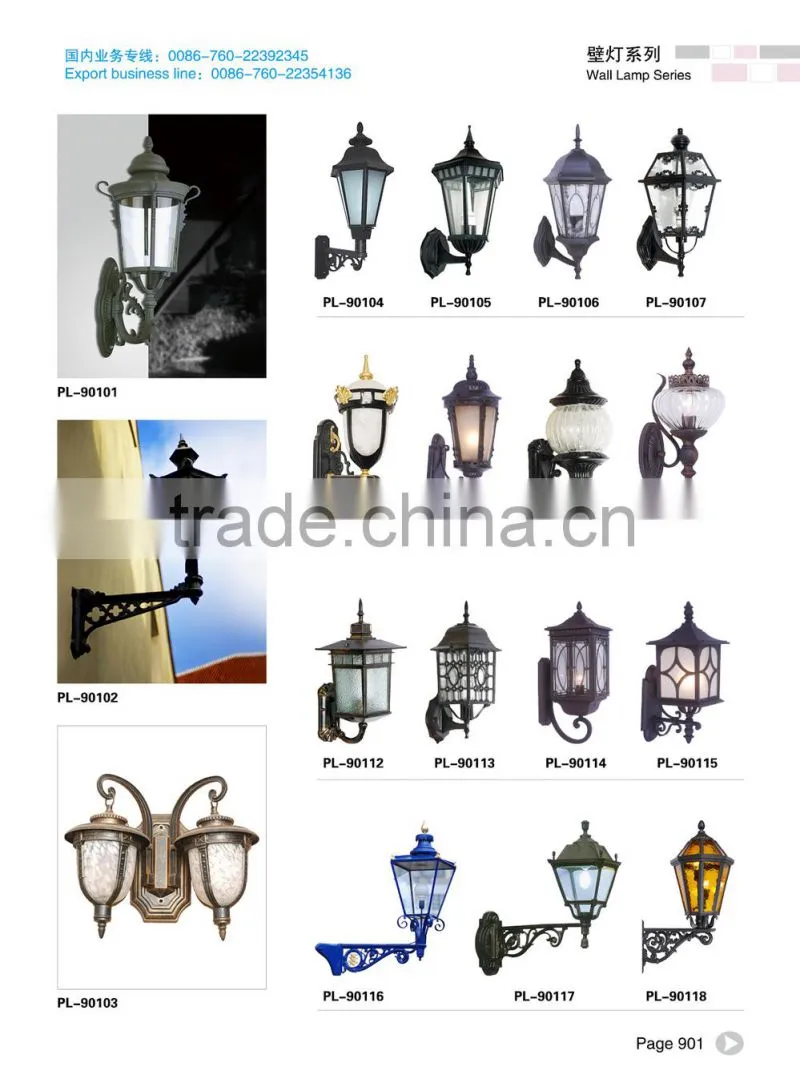Classical wall light 20w-100w 100-240v hot sale