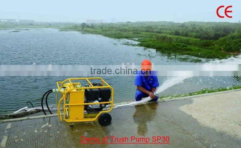 urban gas pipeline emergency repairing hydraulic trash pump