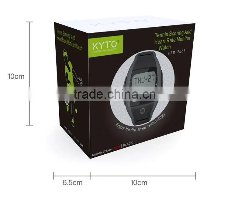KYTO factory outlet precision tennis scoring watch hear rate monitor