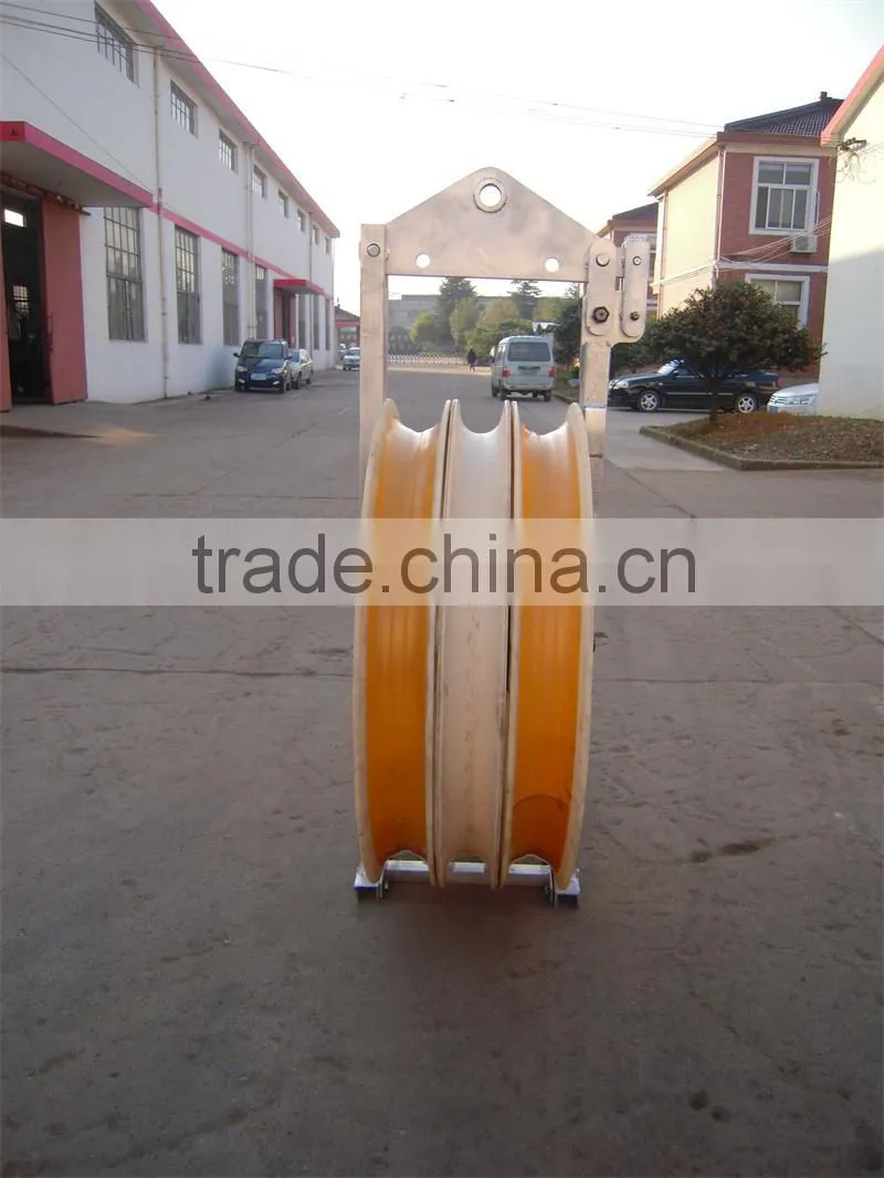 1160mm Conductor pulleys/blocks for ultra-high voltage grid