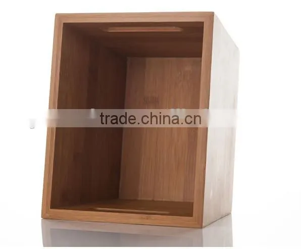 eco-friendly bamboo sugar and snacks storage box