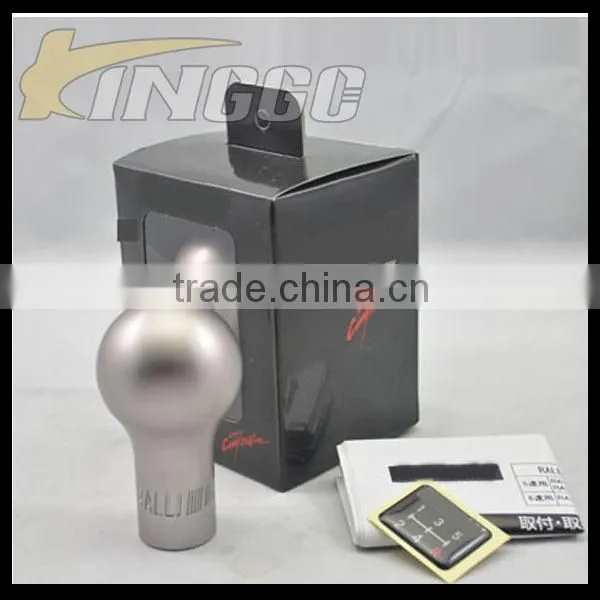 Hot Style Aluminum Racing Automatic Gear Shift Knob, Auto Car Titanium Gear Shift Knob