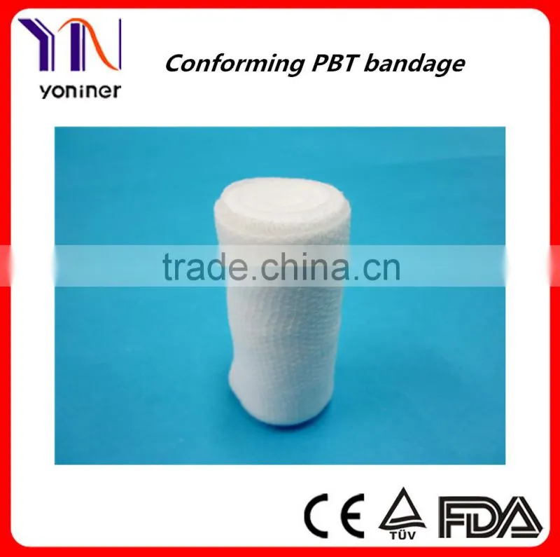 Premium Elastic PBT Bandage manufacturer CE FDA certificated
