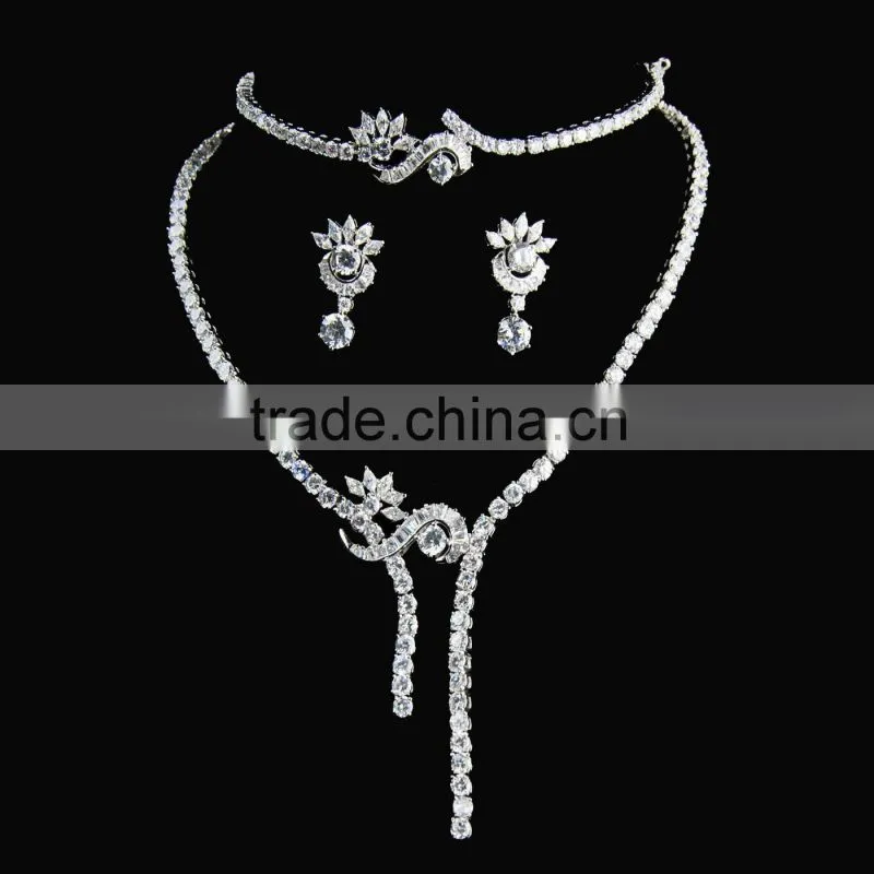 Sunflower Fashion CZ Jewelry Earrings