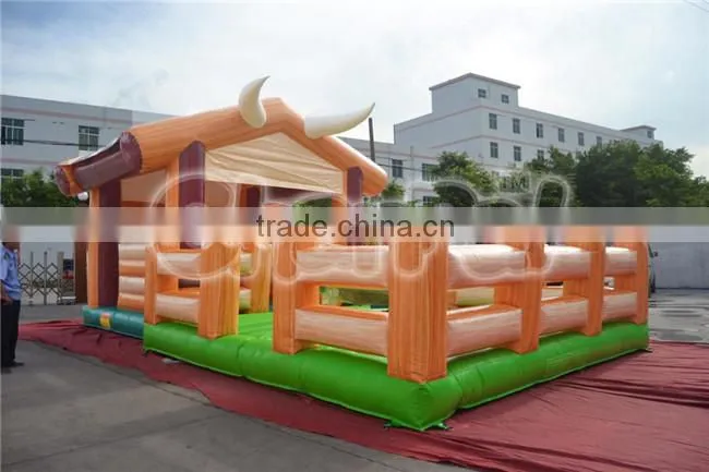 Amusement mechanical bull rides with house for sale