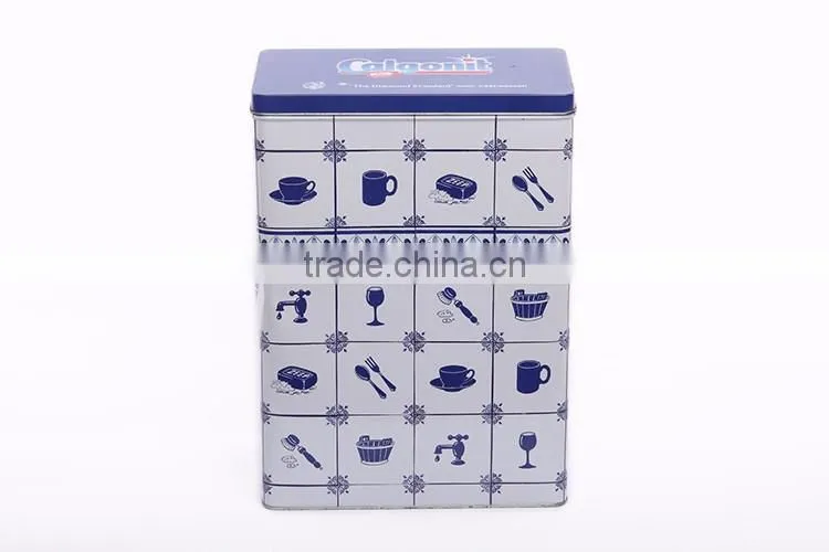 Factory Custom Bulk Sale Food Grade Packing Tin Box Empty Tea Tin Can