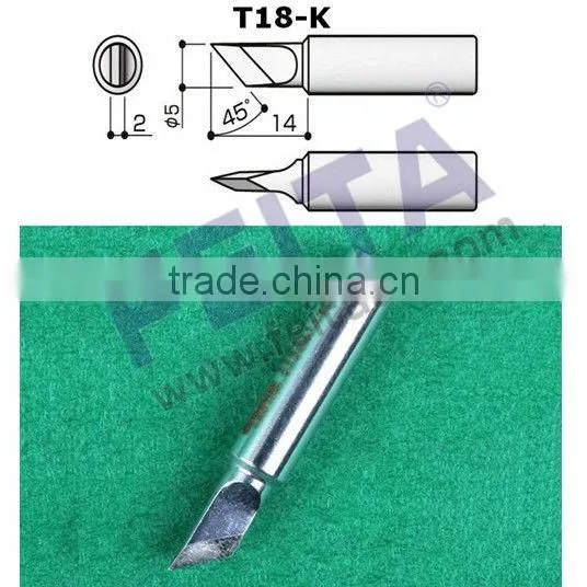 Solder Station Tips Lead-Free T18-K Soldering Iron Tips HAKKO FX-888 888D